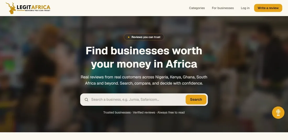 LegitAfrica business review platform